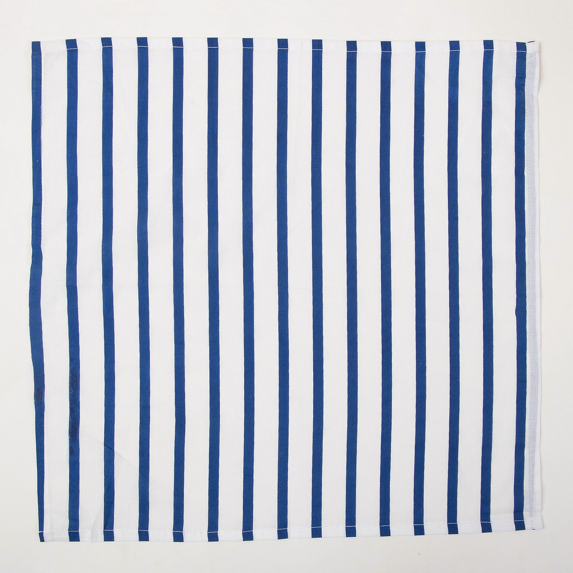 Stripes Hand Block Cotton Reusable Hankey Cloth